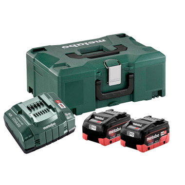 Metabo Basis Set 2 x LiHD 8.0 Ah + metaBOX 145 (685131000)