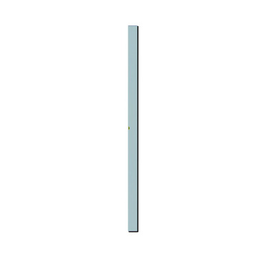 BMI Afretningslag - 250cm, 83x18mm, base 4mm, 1H-nivelleringsregel, vægtykkelse 1,2mm 689250RL-EL