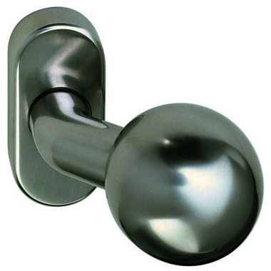 Woelm KWS 3K14 door knob set 2 rotary knobs on round rosette 3K1482