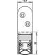 Türdichtung Schall-Ex® Ultra WS 1-290 2-s.L.958mm Alu.silberf.HLT ATHMER 1-290-0960