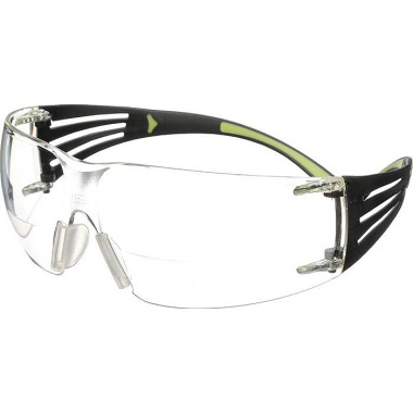 Schutzbrille Reader SecureFit™-SF400 EN 166 Bügel schwarz grün,Scheibe klar +2 7100114948