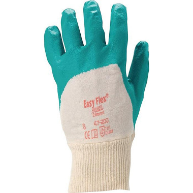 Handschuhe ActivArmr® 47-200 Gr.9 grün Interlock-Baumwolle m.Nitril 47200090