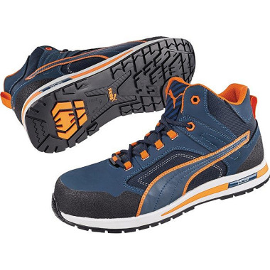 Sicherheitsstiefel Crosstwist MID Gr.41 blau/orange S3S FO HRO SR 20345:2022 633140329000041