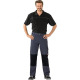 Bundhose Canvas 320 Gr.60 grau/schwarz PLANAM 2123060