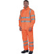 Warnschutzregenhose Gr.L orange PREVENT RHO/L