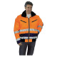 Warnschutz-Pilotenjacke Gr.M orange/marine PREVENT 174ZO/M