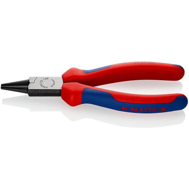 Rundzange L.160mm Kopf pol.Mehrkomp.-Hüllen KNIPEX 22 02 160