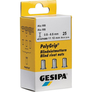 Blindnietmutter PolyGrip® Nietschaft dxl 7x13,5mm M5 VA A2 50 St.GESIPA 1464888