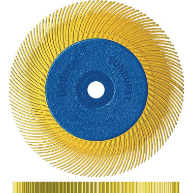 Radialbürste Sunburst Ø152xB149x25,4mm 80 Form DISC RA PREMIUM Alox/Korund TYROLIT 34570126