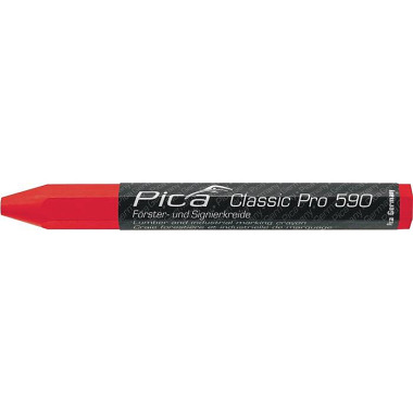 Förster-/Signierkreide Classic PRO 590 rot papiert 12 St./Schachtel PICA 590/40