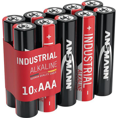 Batterie Industrial 1,5V AAA Micro 1200 mAh LR03 4003 10 St./Pk.ANSMANN 1501-0009