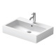 Duravit Waschtisch VERO m ÜL HLB 700x470mm geschli 1 HL weiß 0454700027