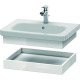 Duravit Ablageboard DURAS TYLE 448x580x84mm europäi sche Eiche/we ma DS618005218