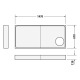 Duravit Duschwanne STARCK SLIMLINE mit Antislip 14 00x750x55mm weiß 720125000000001