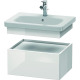 Duravit Unterschrank DURA STYLE 448x580x282mm weiß hochglanz/bas ma DS628002243