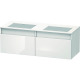 Duravit Waschtischunterba u DURASTYLE 550x1400x500m m bds Kast. dunkel/we ma DS6886B5318