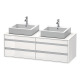 Duravit Waschtischunterba u KETHO 550x1400x496mm we iß hochglanz KT6657B2222