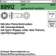 Zylinderflanschschraube R 88912 Sperr-Ripp Innen-6 kt M12x45 100 galv.verz. 100St 889121100120045