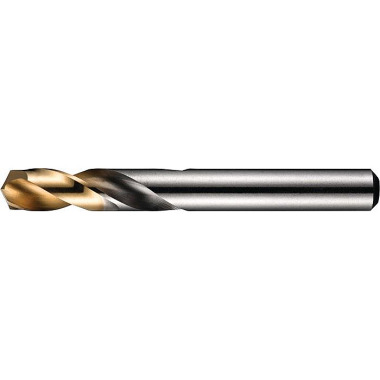 Spiralbohrer DIN/ANSI TypN A022 D.2.78mm HSS profilgeschl.Blank/TiN Zyl.schaft 2,5xD Rechts DORMER A0227/64