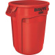 Mehrzwecktonne rot 121l PE Außen-Ø560xH692mm RUBBERMAID FG263200RED