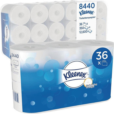 Toilettenpapier 8440 3-lagig 36 Rl.a 350 Bl.=12600 Bl.KLEENEX