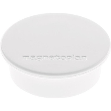 Magnet Premium D.40mm weiß MAGNETOPLAN 1662000