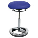 Hocker m.Standfußring Polster blau Sitz-H.440-570mm TOPSTAR SU49BR6