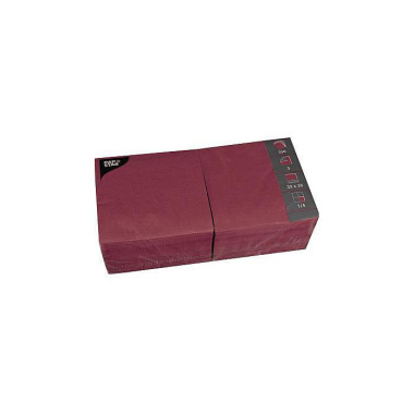 PAPSTAR Serviette 12494 3 3x33cm 3lagig bordeaux 25 0 St./Pack. 440208037