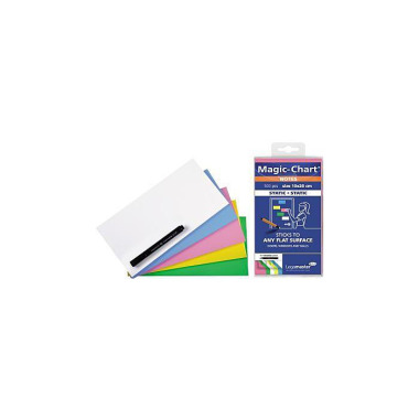 Legamaster Flipchartnotiz en Magic 7-159499 10x20cm sort 500 St./Pack. 155026599