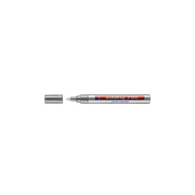 edding Lackmarker 750 4-7 50054 2-4mm Rundspitze pe rmanent silber 304001195