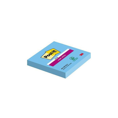 Post-it Haftnotiz Super S ticky 654-6SS-BLU 76x76mm 90Bl. ultrabl 111211454