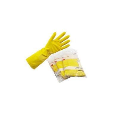 Vileda Gummihandschuh 256 15 S Naturlatex gelb 1Paa r 496044505