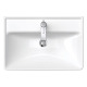 Duravit Waschtisch D-NEO m ÜL m HLB 1 Hahnloch 650 x440mm weiß 2366650000