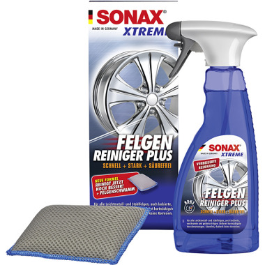 Sonax Xtreme FelgenReiniger PLUS Alufelgen Stahlfelgen Spezialschwamm 500 ml 02302000