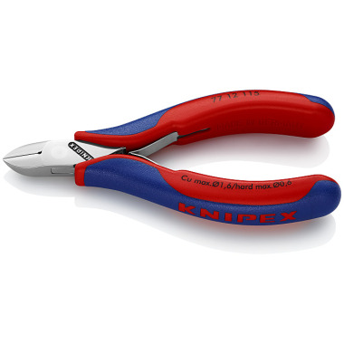 Knipex Electronics Diagonal Cutter with multi-component grips 115mm 77 12 115