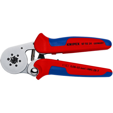 Knipex Selbsteinstellende Crimpzange für Aderendhuelsen 97 55 14