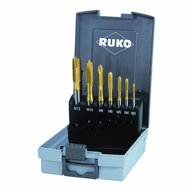 Ruko MGB sæt M 3-M12 RO HSS TiN form B 245065RO