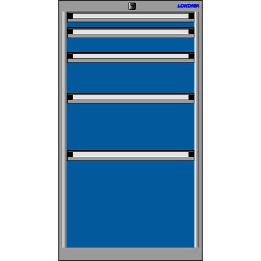 LOKOMA Skuffeblok RS 440, 800h. 5SBL 50 TA, 100/125/150/300 VA 00.07.9202