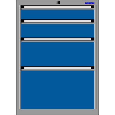 LOKOMA Skuffekabinet RS 576,800 h 100,125,200 og 300 - TA 00.05.9215