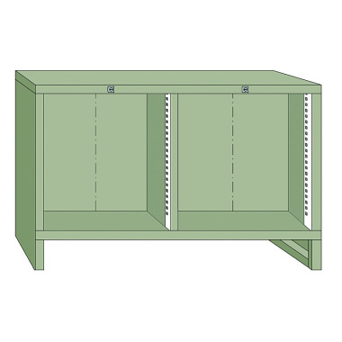 LOKOMA DOBBELTHUS G-KW, TOM 1162 x 610 x 800 mm (BxDxH) 00.05.9301