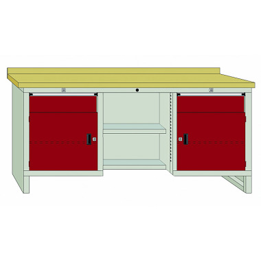 LOKOMA ARBEJDSBÆNK G-KW 175 MED MULTIPLEXPL.1750x700x40 00.05.9326