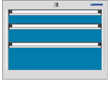 LOKOMA Skuffeskab RS 565, 425h SBL TA 75/100/150 00.02.9502