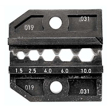 Rennsteig Pressebakke til uisolerede konnektorer 1,5 - 10,0 mm² 624 031 3 0