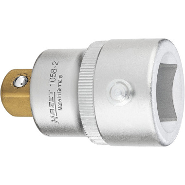 HAZET Adapter - firkantet hul 20 mm (3/4 tomme) - firkantet massiv 12,5 mm (1/2 tomme) 1058-2