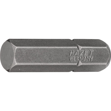 HAZET Bit - massiv sekskant 8 (5/16 tomme) - indvendig sekskant profil - 8 mm 2206-8