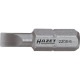 HAZET Bit - massiv sekskant 6,3 (1/4 tomme) - slidsprofil - 1,2 x 6,5 mm 2208-10