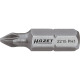 HAZET Bit - massiv sekskant 6,3 (1/4 tomme) - tværspalteprofil PH - PH4 mm 2215-PH4