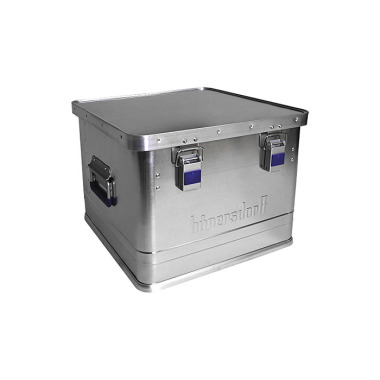 Hünersdorff Aluminium-OFFICE-Box 50 L,silber, 430x430x325 mm 451055