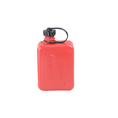 Hünersdorff FuelFriend 0,5l HD-PE,rot, EAN mit schwarzer Verschraubung 815210