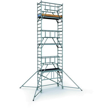 Zarges PaxTower S-PLUS 1T - Foldestillads arbejdshøjde 7,55 m 53526